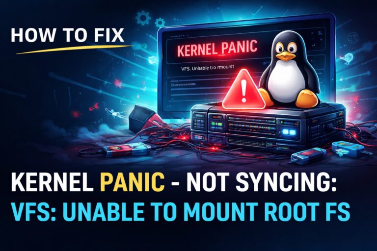 Kernel panic - not syncing: VFS: Unable to mount root fs